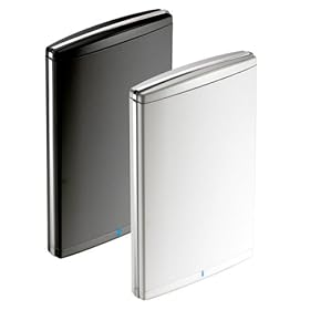 2.5" IDE to USB Aluminum External Enclosure w/ One-Touch-Backup Feature - White