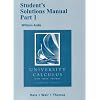 Student Solutions Manual Part 1 for University Calculus: Alternate Edition (Pt. 1)