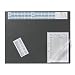 Durable 720401 Schreibunterlage mit transparenter Abdeckung und Kalender, 650 x 520 mm, schwarz