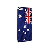 WHITE DIAMONDS au softbank iPhone5用ケース (スワロフスキー付き)Flag Australia 1210FLA09