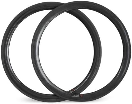700C Clincher Tubular Bicycle Rims 50mm Depth 23mm Width Carbon Rims for Racing Road Bike (Tubular)