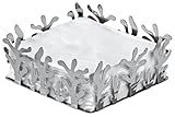 IMAGE OF Mediterraneo Flat Paper Napkin Holder by Emma Silvestris Color: Silver