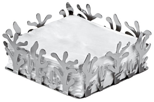 Mediterraneo Flat Paper Napkin Holder by Emma Silvestris Color: Silver
