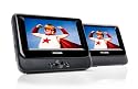 Nextbase NB48AM Twin Screen 7-inch Portable DVD Player with Car Mounts and Power Cable