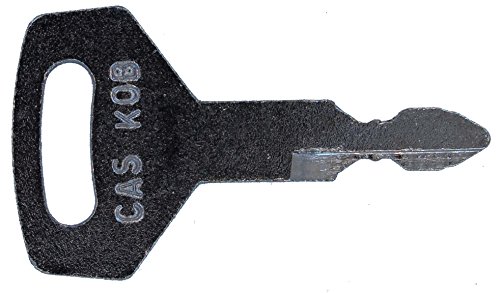 Ignition key for Case, Kawasaki, Yutani, New Holland, Kobelco, Part Number K250