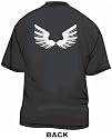 Gothic Angel Wings Men's tee Shirt in 12 colors Small thru 6XL