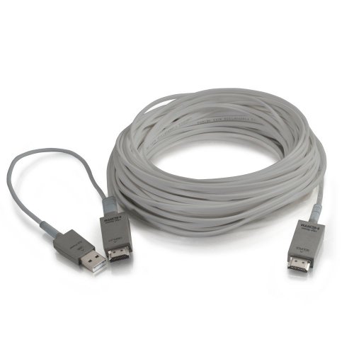 C2G / Cables to Go 41402 TruLink High Speed HDMI Active Optical Cable (AOC) Grey (15 Meters/49.21 Feet) On Sale