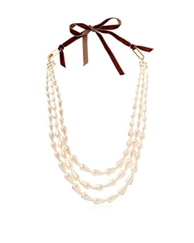 David Aubrey Hadrien Triple-Strand Pearl Necklace