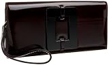 Laura Matthews Designs Patent Clutch with Suede Lining