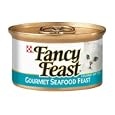 Fancy Feast Gourmet Cat Food, Gourmet Seafood Feast, 3 oz (Pack of 24)