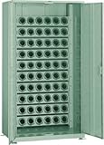 ＴＲＵＳＣＯ　ツーリング保管庫　ＢＴ・ＮＴ４０用Ｘ９０個　スチール戸　ロック付　5097011 VTL1800D