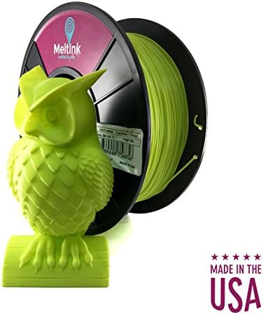 MeltInk 3D Printer Filament ABS 1.75mm 1Kg for any 3D Printer (Light Green)