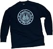 Scratched Battlestar Galactica Badge Logo - Battlestar Galactica Adult Long-Sleeve T-Shirt