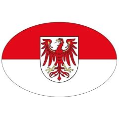 Autoaufkleber Wappen Fahne Brandenburg Flagge Aufkleber