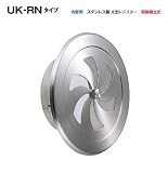 宇佐美工業　ステンレス製　内壁用　丸型レジスター　UK-RNタイプ　UK-RN100S-HL　溶接組立式