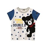 ダブルB(mikihouse) メガ!!Ｂくん＆Ｂ子ちゃんの半袖Ｔシャツ（62-5203-970） 90cm ブルー（15）