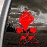 GRUMPY POSE SNOW WHITE SEVEN Red Decal DISNEY Car Red Sticker