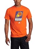 NBA Men's Phoenix Suns Short Sleeve T- Shirt (Orange, Large)