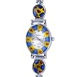 Delicate Flower Encircled Murano Millefiori Watch Wrist