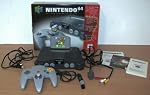 Nintendo 64 Konsole/Gerät schwarz - Mario Pak (N64) Z1-2 gebr. 