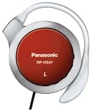 Panasonic - Casque clip oreille ultra fin - 14Hz 24kHz 30mm - rouge