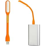 GlamLight&reg; Portable Flexible Small Reading USB LED Light Universal