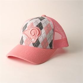 Reebok St. Louis Rams Argyle NFL Trucker Baseball Cap - Pink
