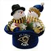 SC Sports 29324 NFL Plush Top Hat with 2 Plush Snowmen - St Louis Rams