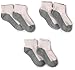 Jefferies Socks Girls 7-16 Sport Quarter Half Cushion 6 Pair Pack Socks