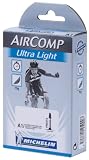 Michelin AirCOMP UltraLight Road Bike Tube - 52mm - White/Light Blue Box