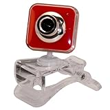 Red Square Clip-On Webcam + Mic 5MP