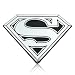 Superman Chrome Metal Car Emblem, Official Licensed