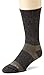 INCREDIWEAR Trek Socks Crew, Charcoal/Green, Medium, 0.03 Pound