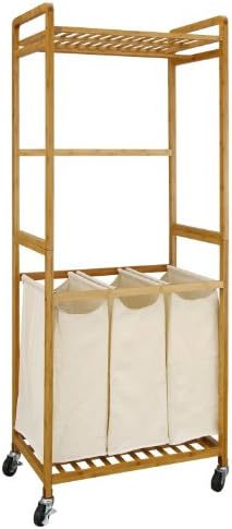 Organize It All Bamboo Laundry Center