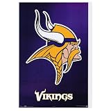 (24x36) Minnesota Vikings (Logo) Sports Poster Print