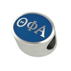 Theta Phi Alpha Enamel Sorority Bead Charm Fits Most European Style Bracelets. High Quality Bead in Stock for Fast Shipping