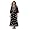 Paisley Motif Embroidered Caftan (Small Petite)