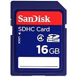 SanDisk 16GB SDHC Card Class 4 Secure Digital High Capacity - Bulk Packaging