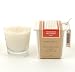 Paddywax Eco 5.5-Ounce Poured Glass Soy Candle, Pomegranate & Currant