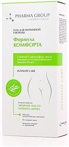 Pharma Group Intimate Care Lotus and Tea Tree Oil Feminine Wash 8.45 fl oz/250 ml