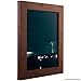 Craig Frames FM26DKW 12 by 16-Inch Picture Frame, Smooth Wrap Finish, 1.26-Inch Wide, Dark Brown
