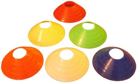 America Kicks Set of 10 Disc Cones - 2 Each of Red, Blue, Green, Yellow and White