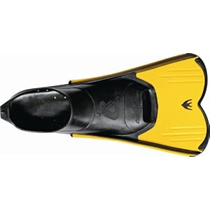 Cressi Men's Light Fin Pool and Training Short Blade Closed Foot Fins