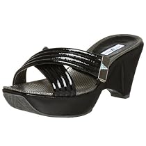 Via Spiga Women's Secret Platform Slide,Black,8.5 M US