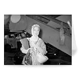 Lillian Gish - Greeting Card (Pack of 2) - 7x5 inch - Art247 - Standard Size - Pack Of 2