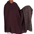 Wool Shawl Paisley Pattern Embroidered Outerwear 80 x 40 inches (psley370)