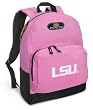 LSU Tigers Backpack Pink LSU for Travel, Daypack CUTE School Bags Best Unique Cute Gifts for Girls, Students Ladies -