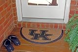 KENTUCKY WILDCATS Team Logo Half Moon Coir Fiber DOOR MAT (29.5 x 17.5) by Memory Company