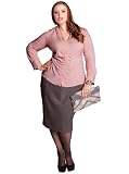 IGIGI by Yuliya Raquel Plus Size Tierney Blouse in Dusty Rose