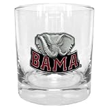 Alabama Crimson Tide 11 oz. Double Rocks Glass